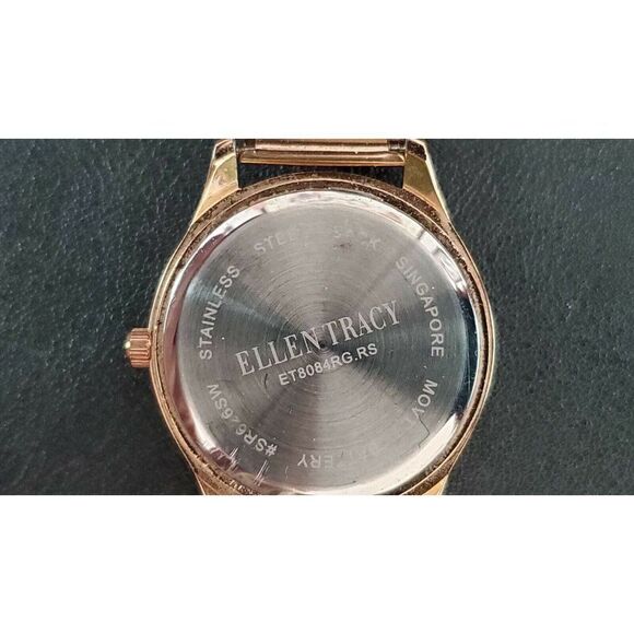Vintage Ellen Tracy Rose Gold-tone Ladies Watch - Picture 6 of 7